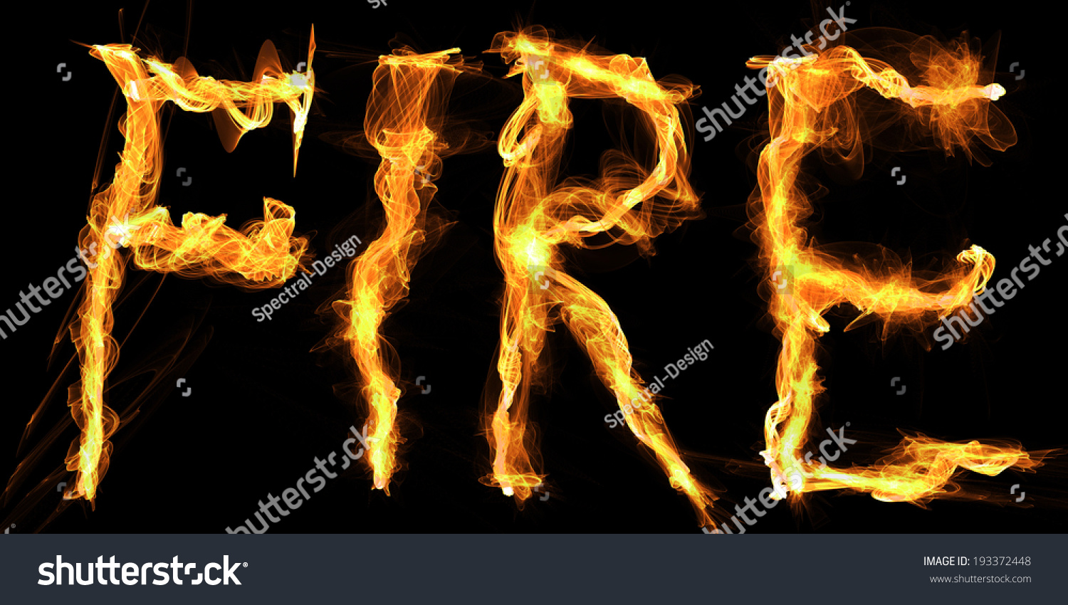 word-fire-written-flames-digital-illustration-stock-illustration