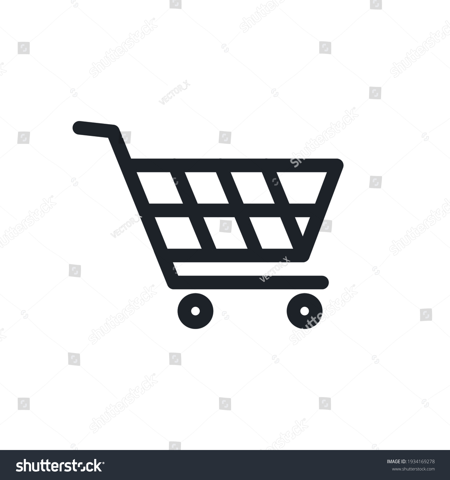 Trolley Icon Vector Illustration Logo Template Stock Vector (Royalty ...