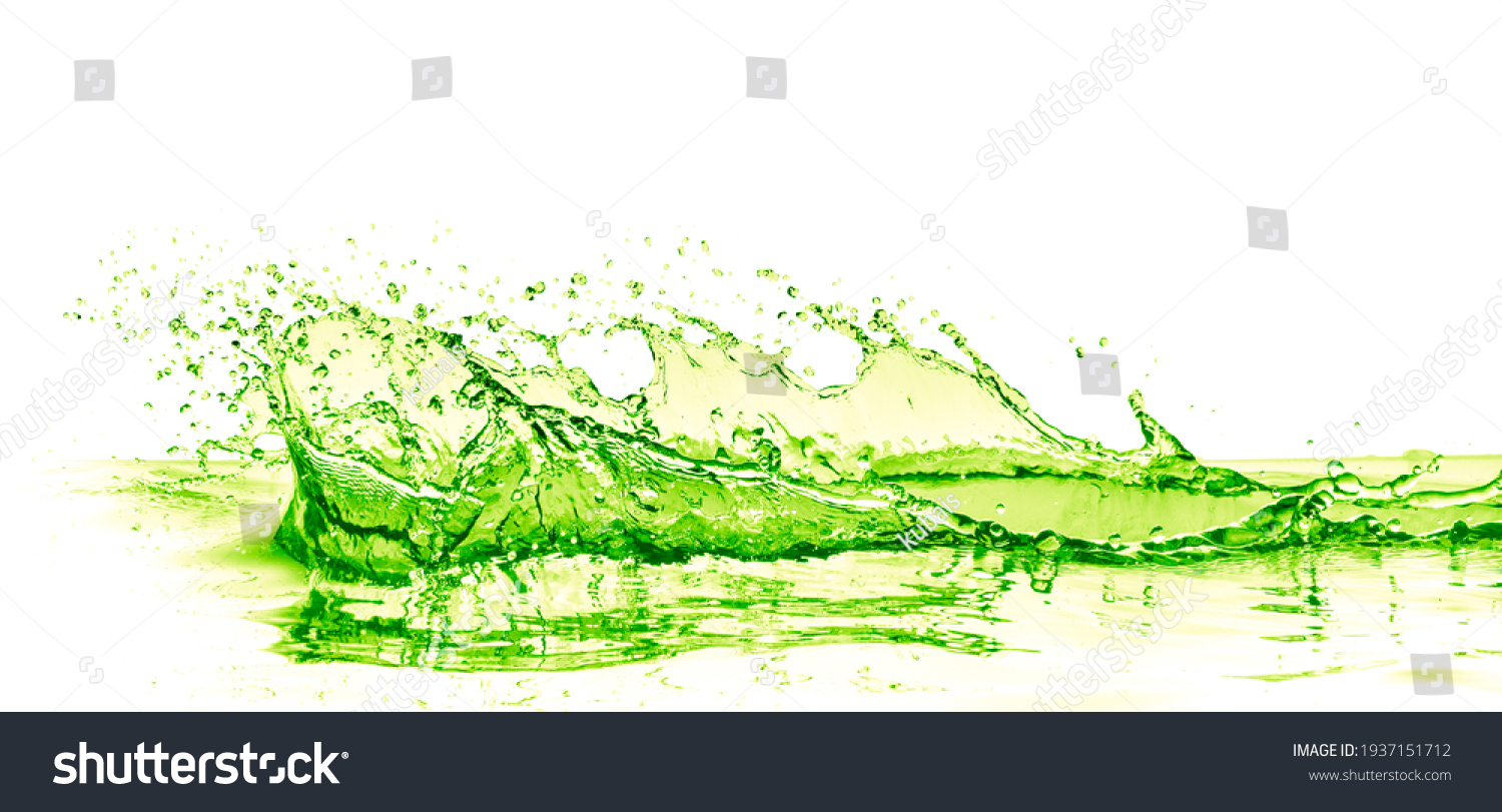 Lime Drink Splash On White Background Stock Photo 1937151712 | Shutterstock