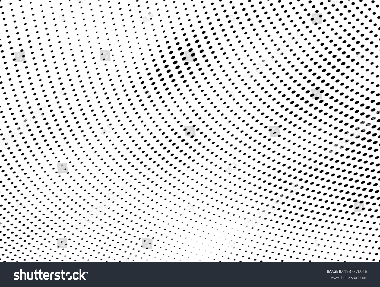 Halftone Texture Monochrome Vector Chaotic Background Stock Vector ...