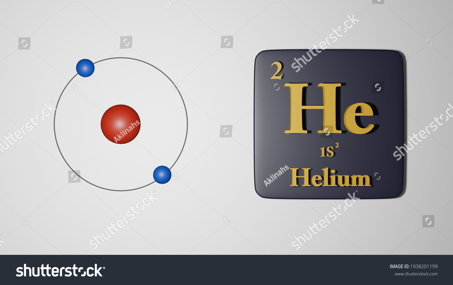 Helium Second Element Periodic Table Helium Stock Illustration ...