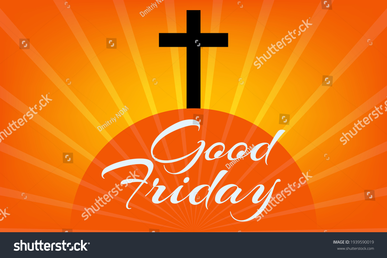 good-friday-christian-holiday-commemorating-crucifixion-stock-vector