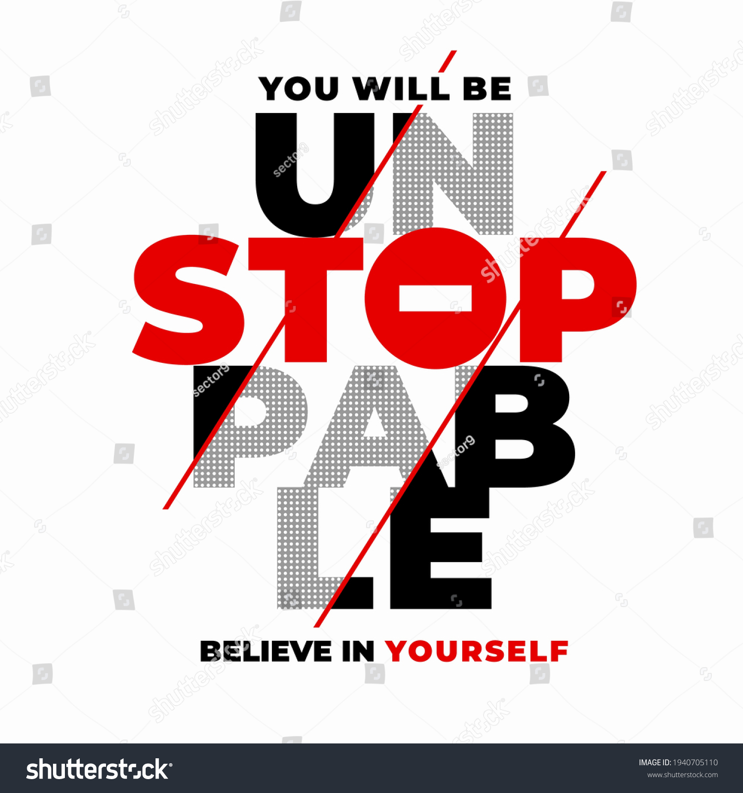 i am unstoppable word