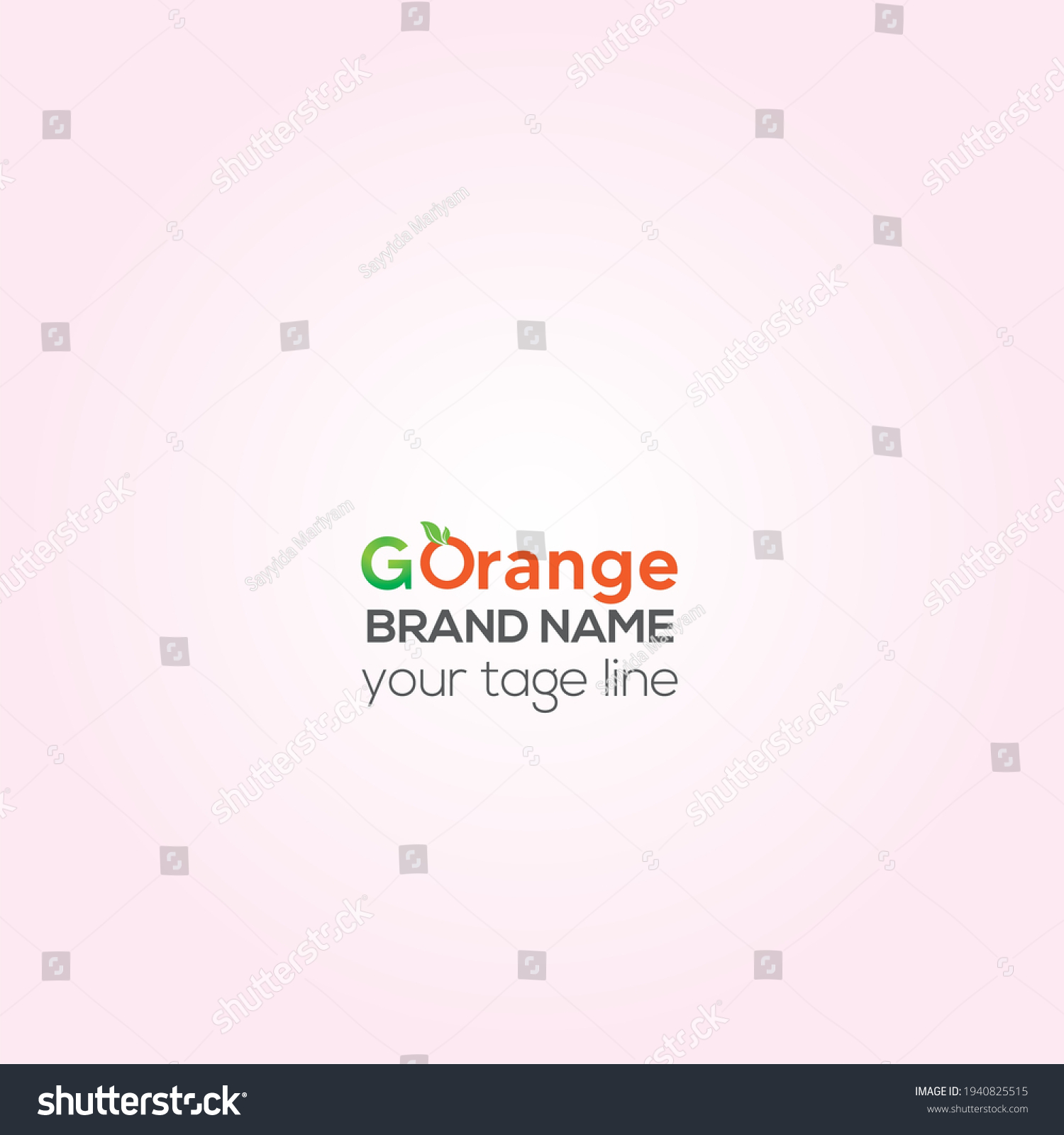 Go Orange Vector Logo Design Fresh Stock Vector (Royalty Free ...