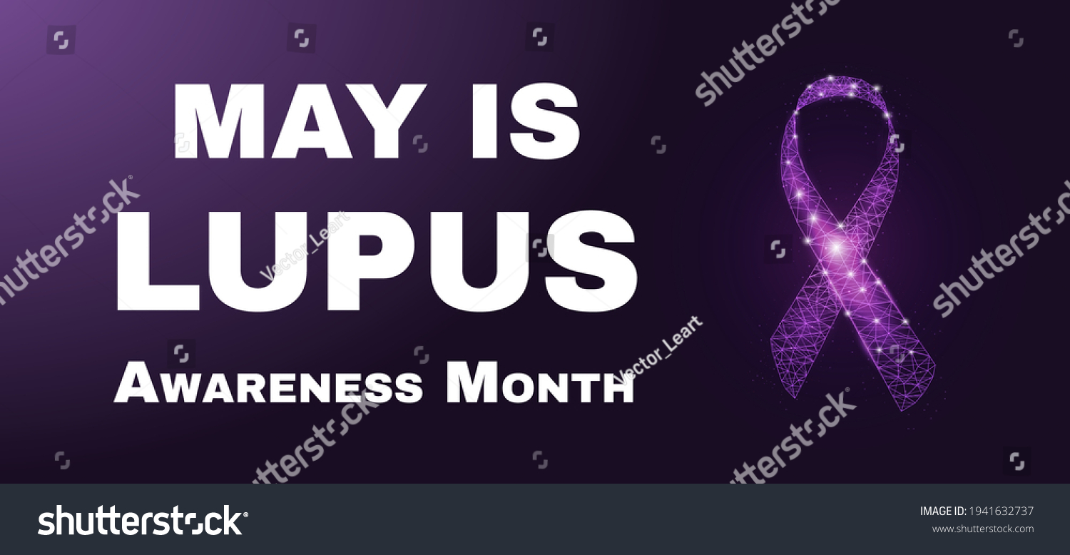 National Lupus Awareness Month Banner Template Stock Vector (Royalty ...