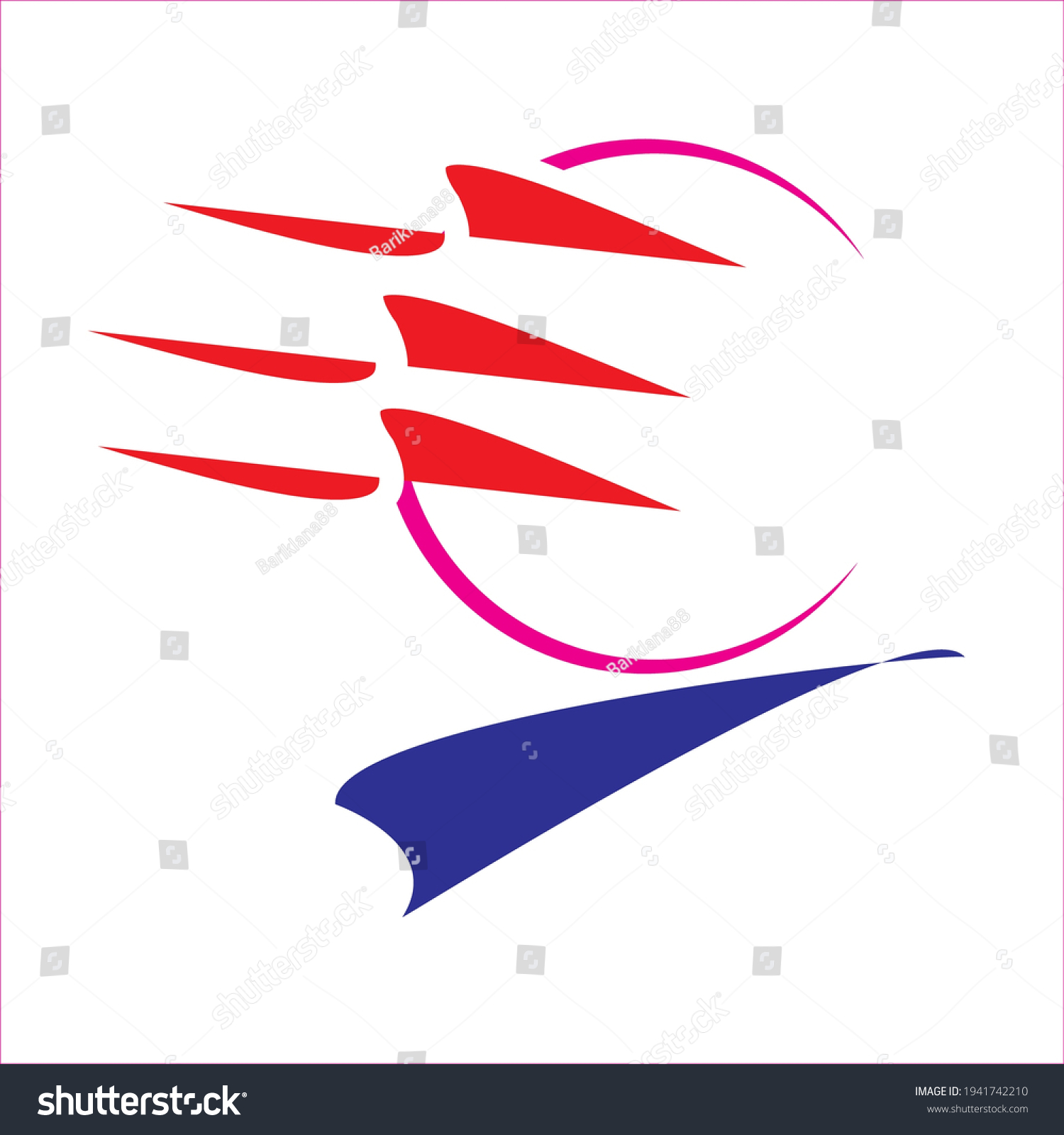 Red Vector Range Claw Logo Stock Vector (Royalty Free) 1941742210 ...