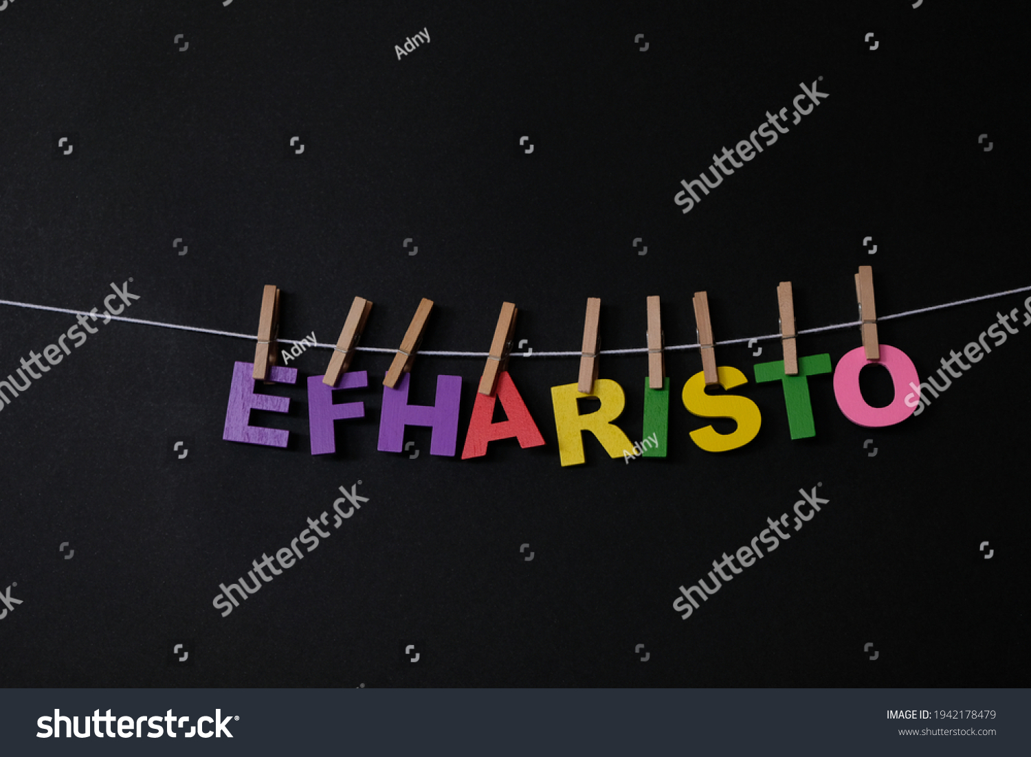 word-efharisto-black-background-efharisto-ways-stock-photo-1942178479