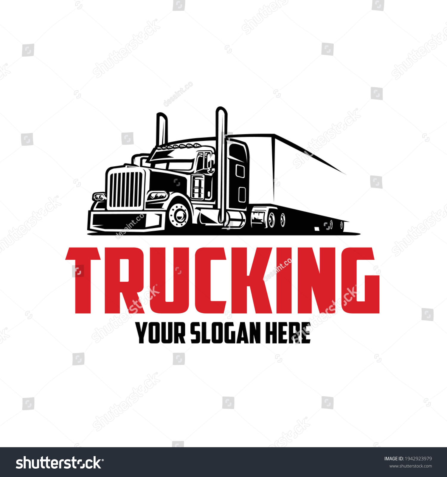 Trucking Logo Premium Logo Design Ready Stock Vector (Royalty Free ...