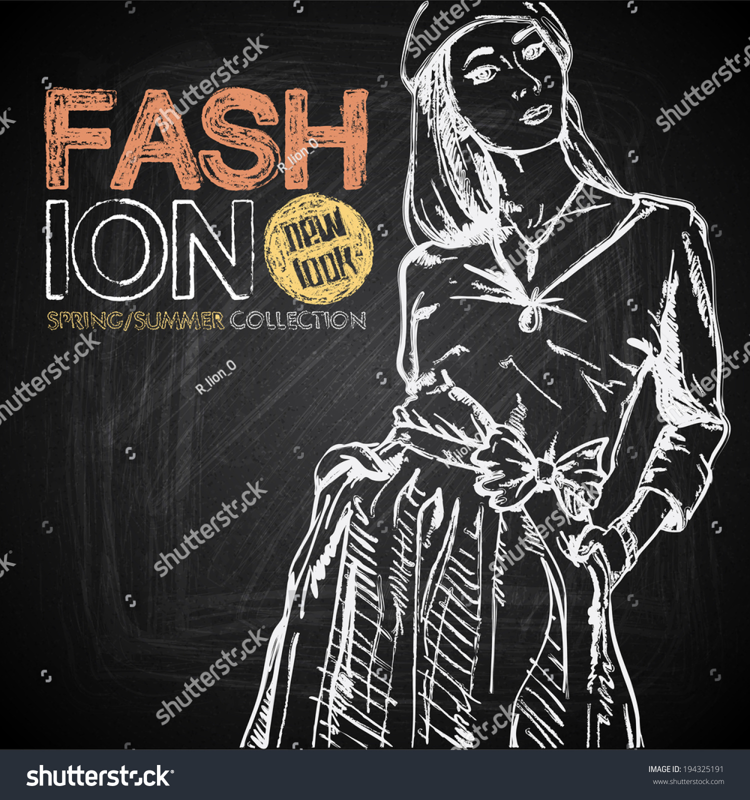 Outline Drawing Pretty Girl On Board Stock Vector Royalty Free Shutterstock