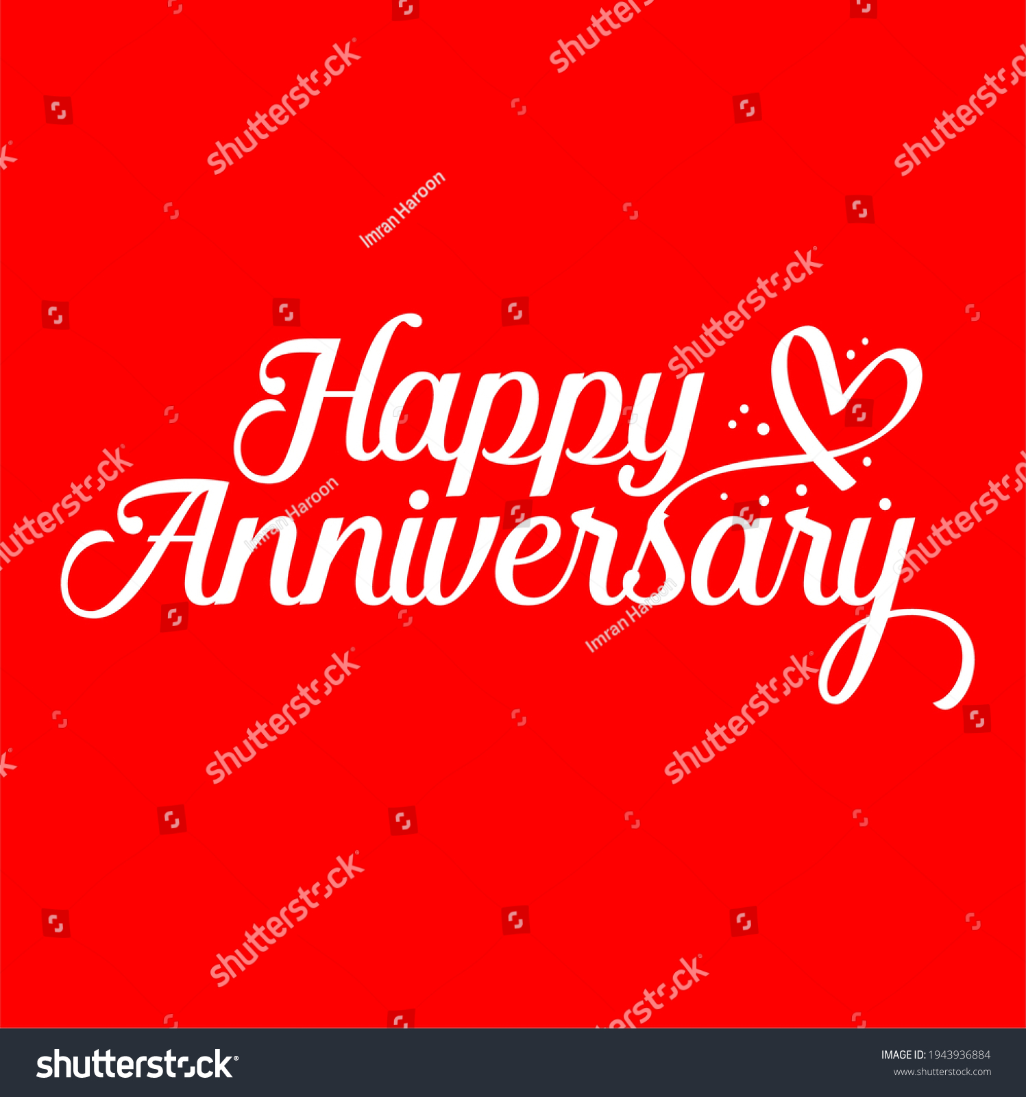 Happy Anniversary Logo Design Anniversary Vector Stock Vector (Royalty ...