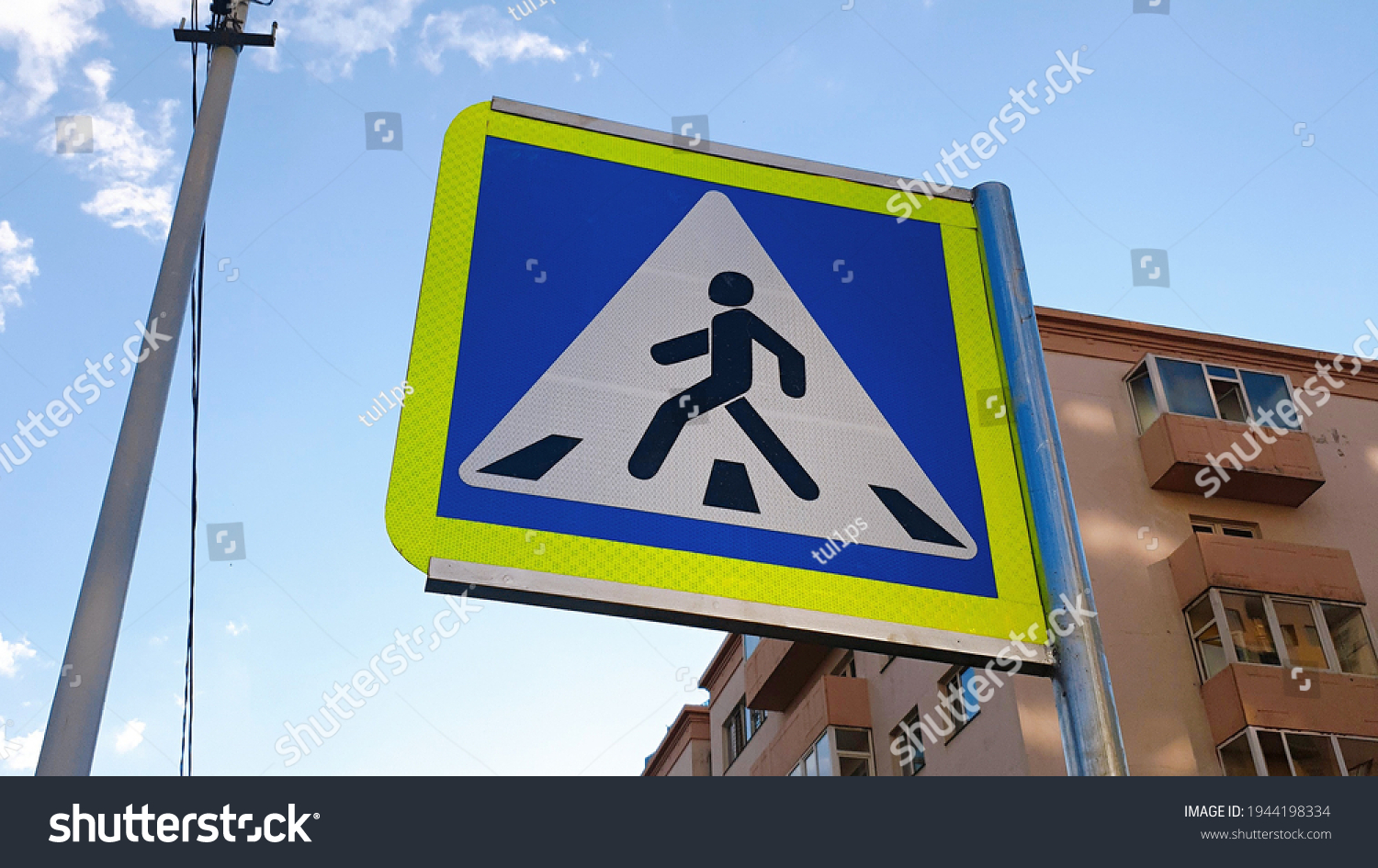 Road Signs Pedestrians Mongolia Stock Photo 1944198334 | Shutterstock