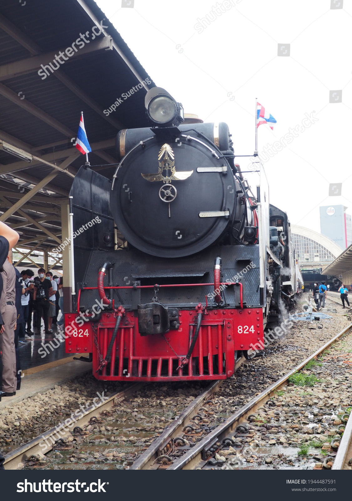 Bangkokthailand March 26 2021 Steam Locomotive Stock Photo 1944487591