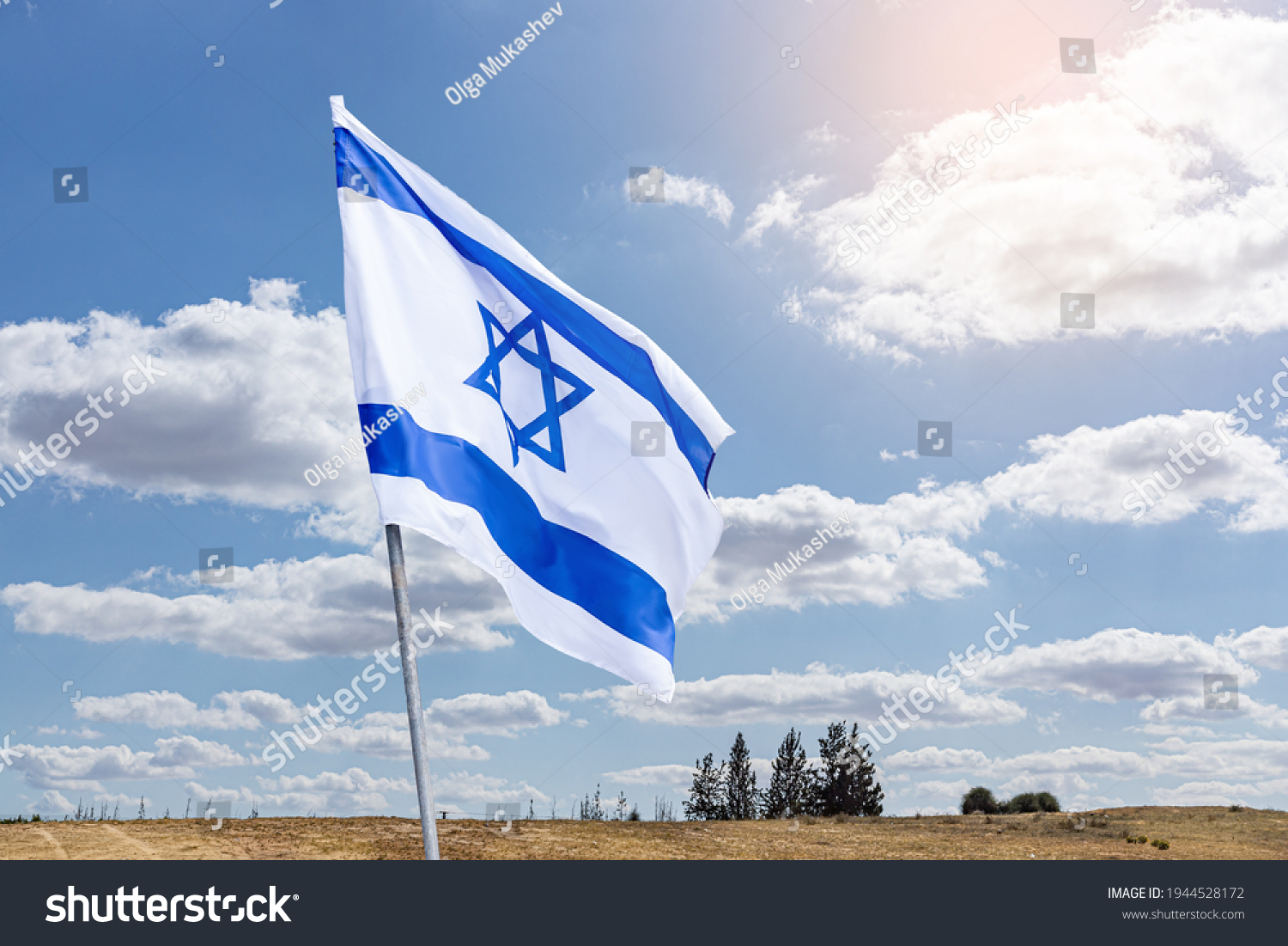 Россия Израиль флаги коллаж