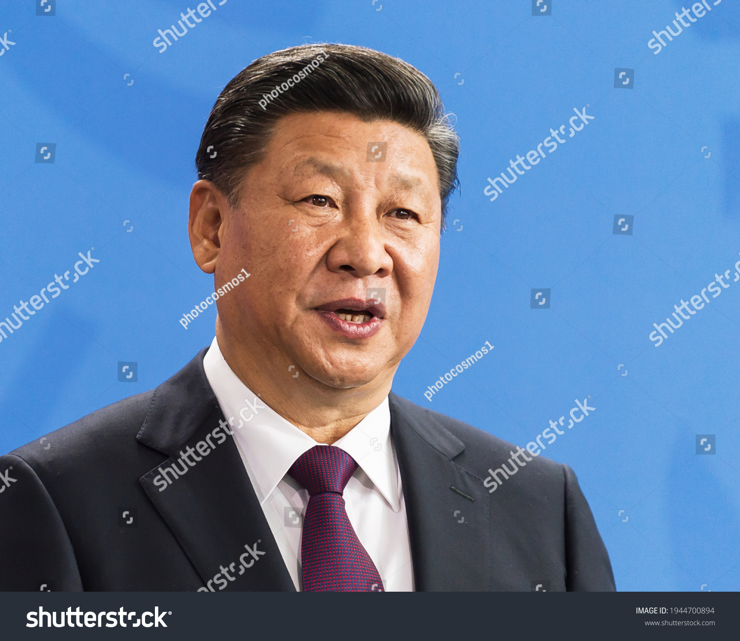 Berlin 20170705 Xi Jinping Pictured Meeting Stock Photo 1944700894 ...