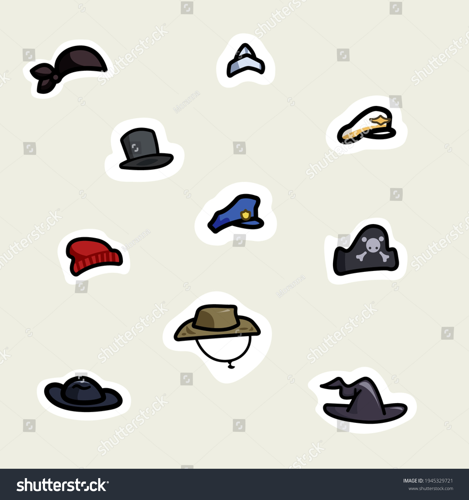 Set Hats Among Us Stock Vector (Royalty Free) 1945329721 | Shutterstock