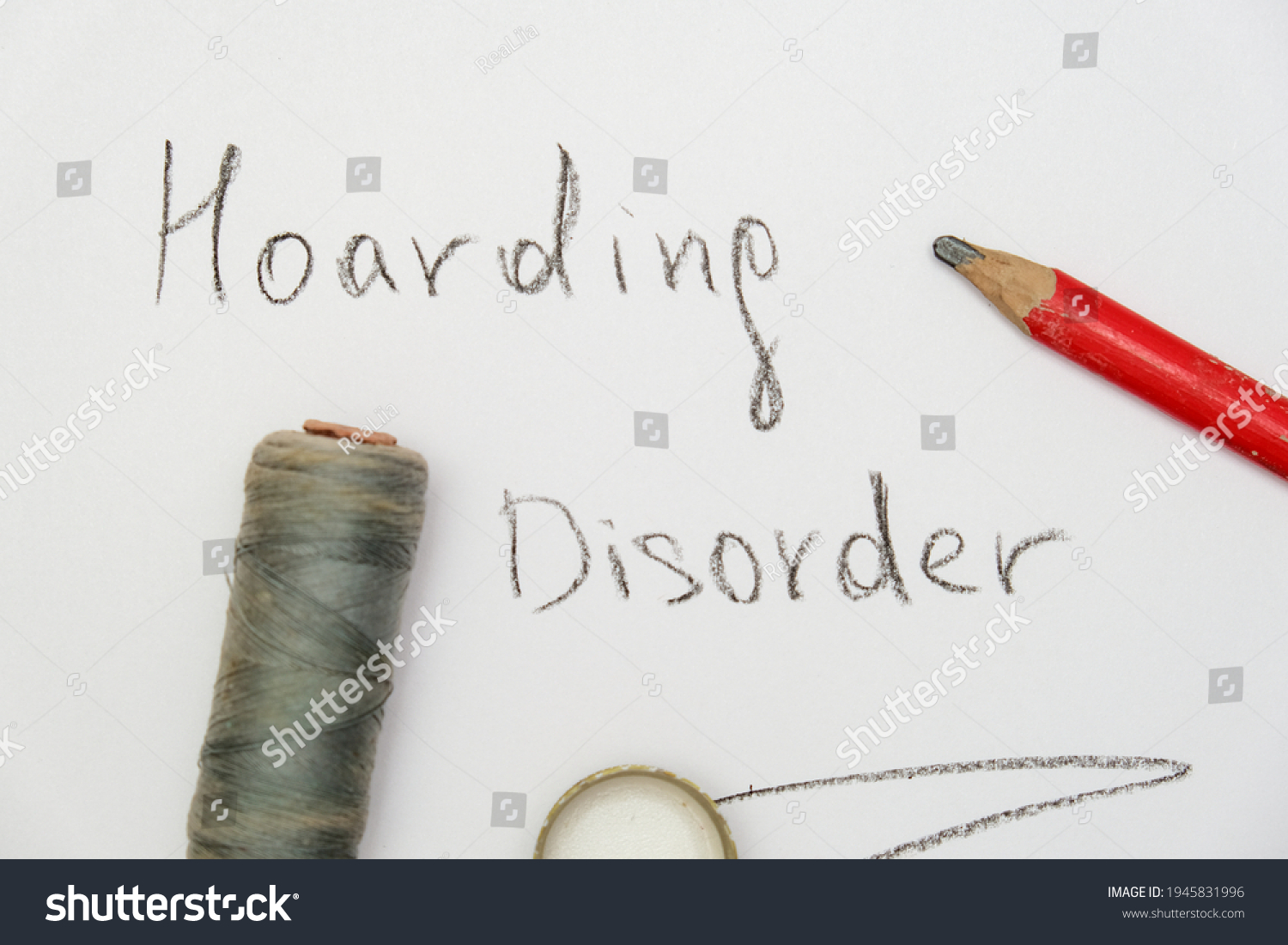 Hoarding Disorder Concept Mental Health Problem Stock Photo 1945831996 ...