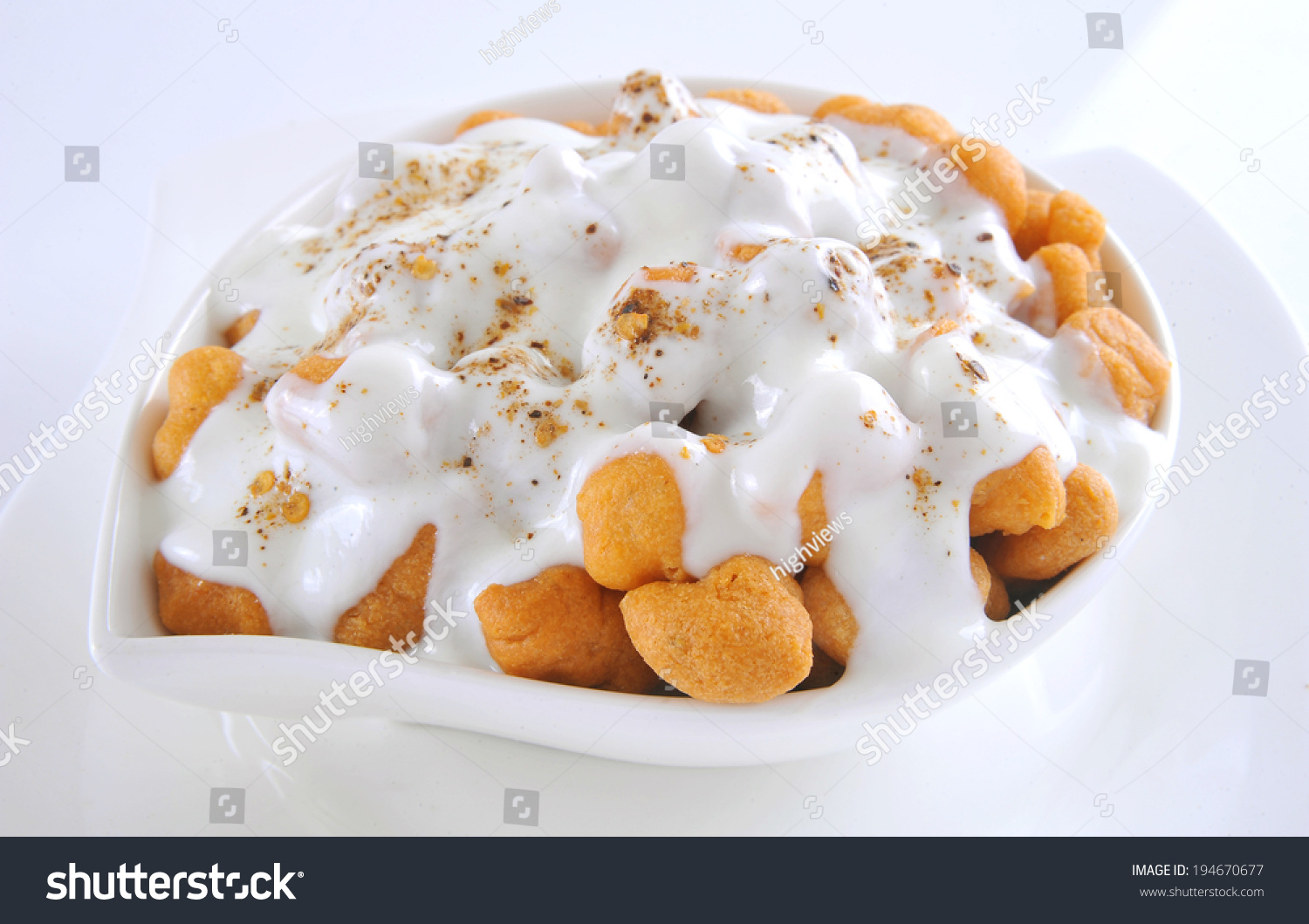 Dahi Barey Dahi Boondi Famous Pakistani Stock Photo 194670677