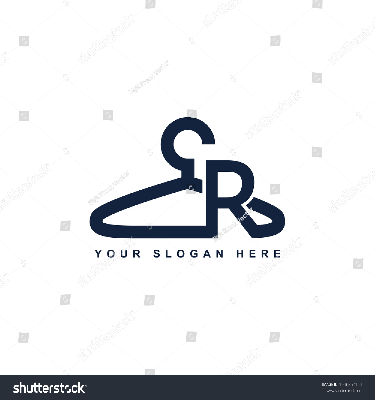 Illustration Minimalist Botique Logo Design Elegant Stock Vector ...