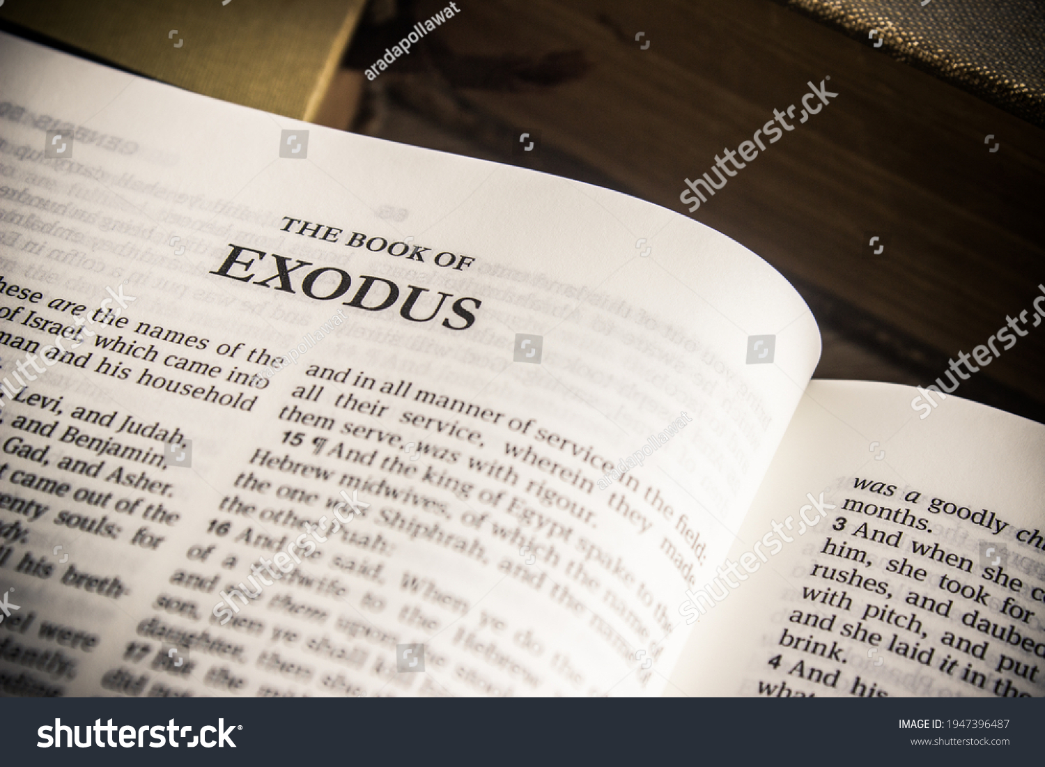 Book Exodus Holy Bible King James Stock Photo 1947396487 | Shutterstock