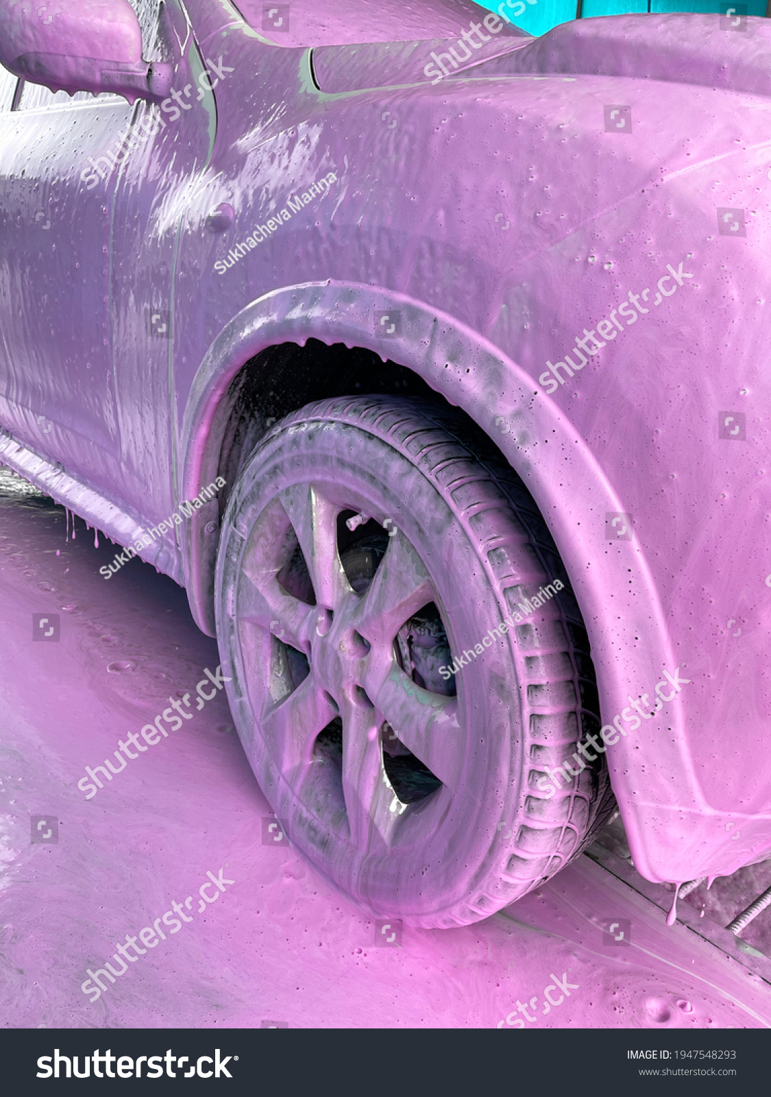 pink foam car wash near me