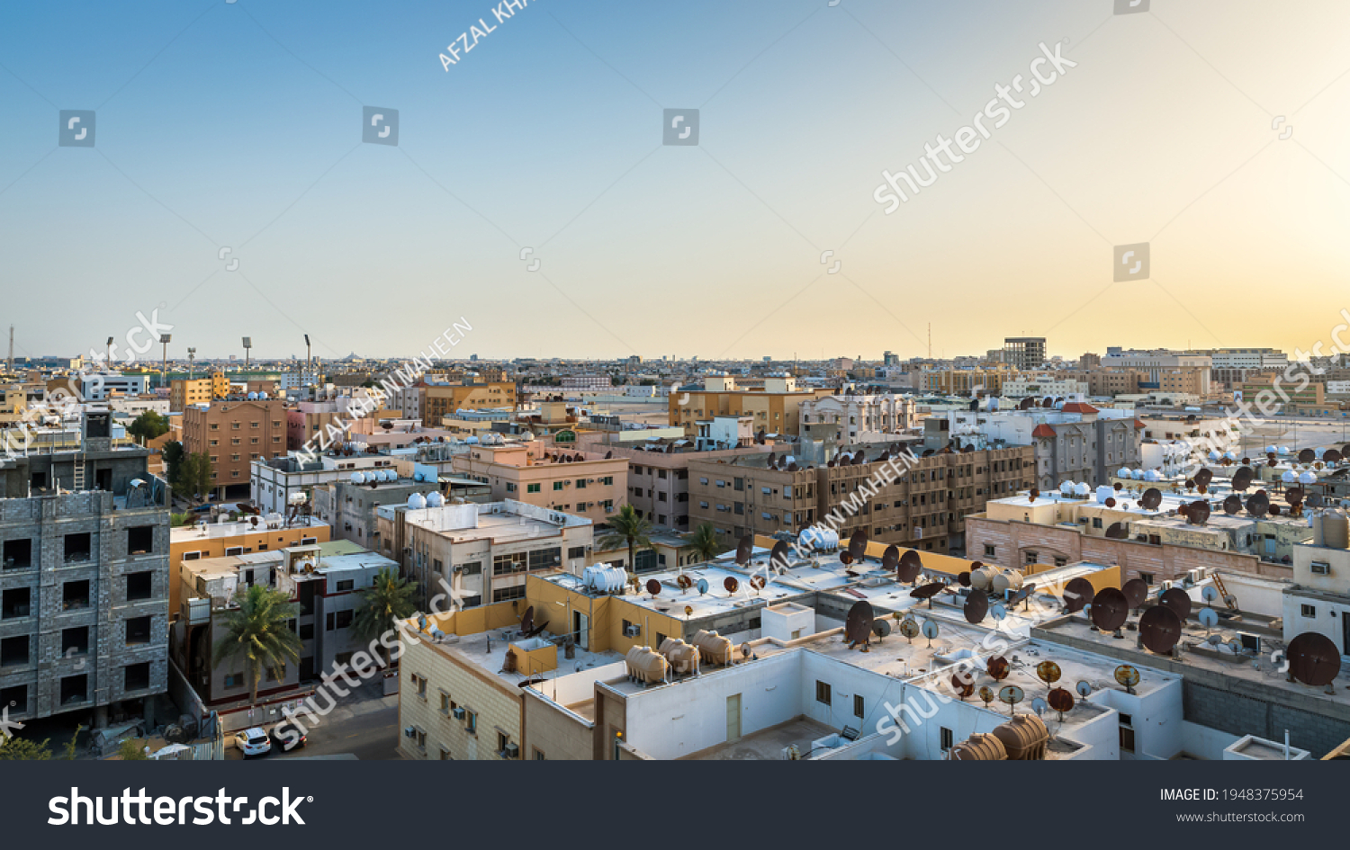 Aerial View Dammam Street Urban City Stock Photo 1948375954 Shutterstock