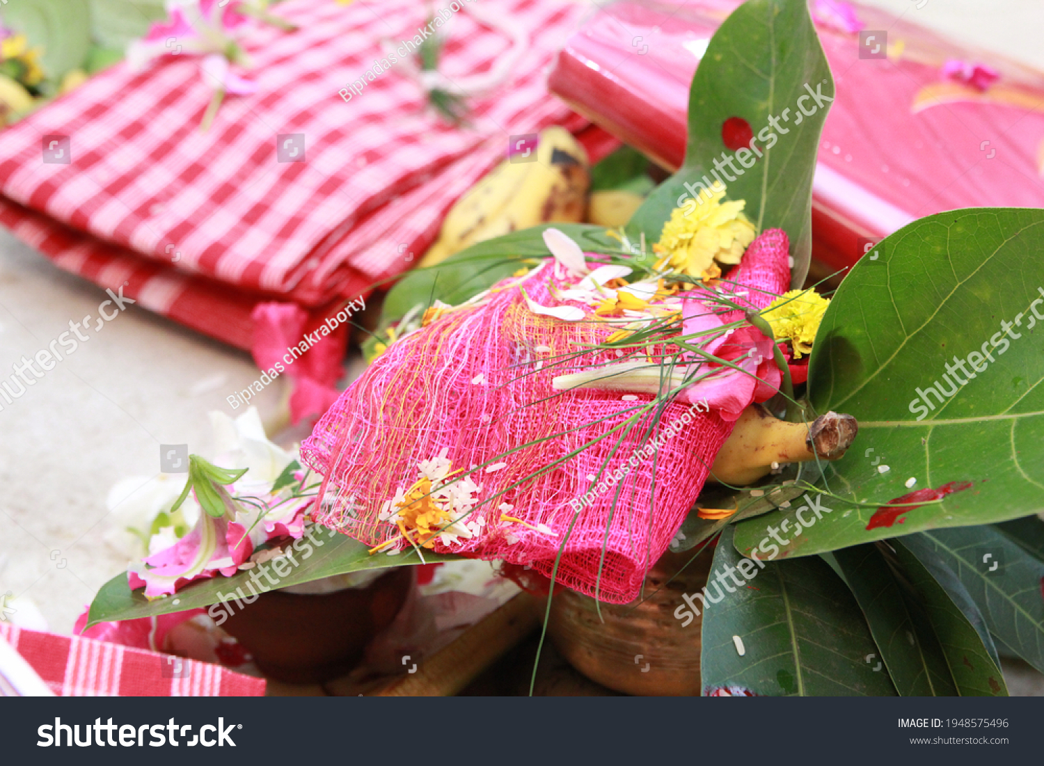 Traditional Bengali Marriage India West Bengal Stock Photo 1948575496 ...