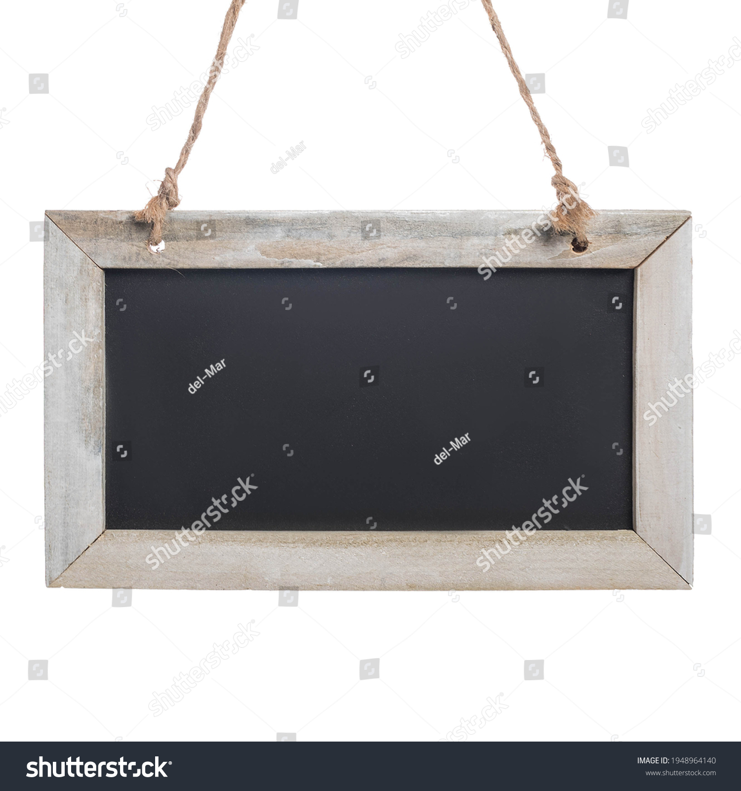 Close Empty Wooden Sign Hanging On Stock Photo 1948964140 | Shutterstock