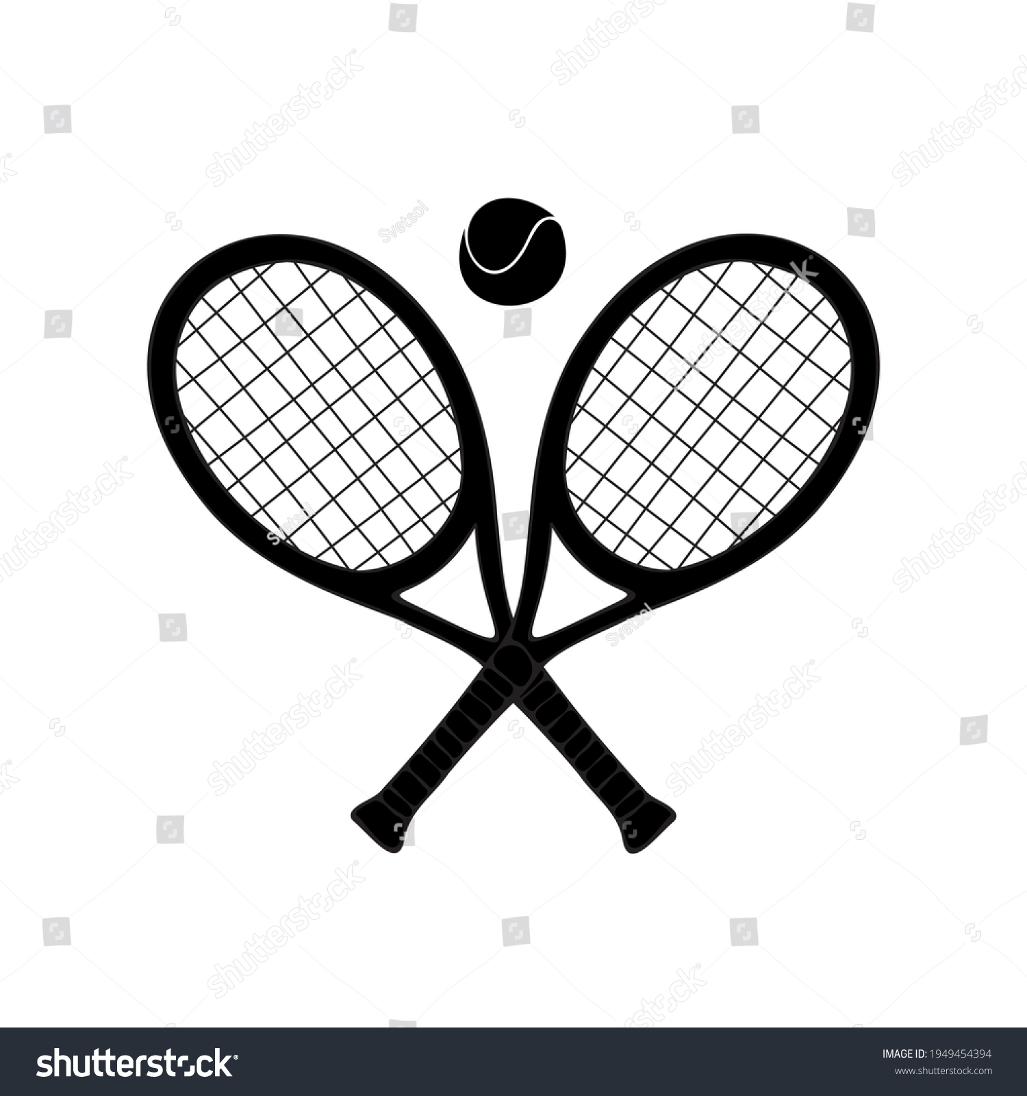 Теннисная ракетка рисунок