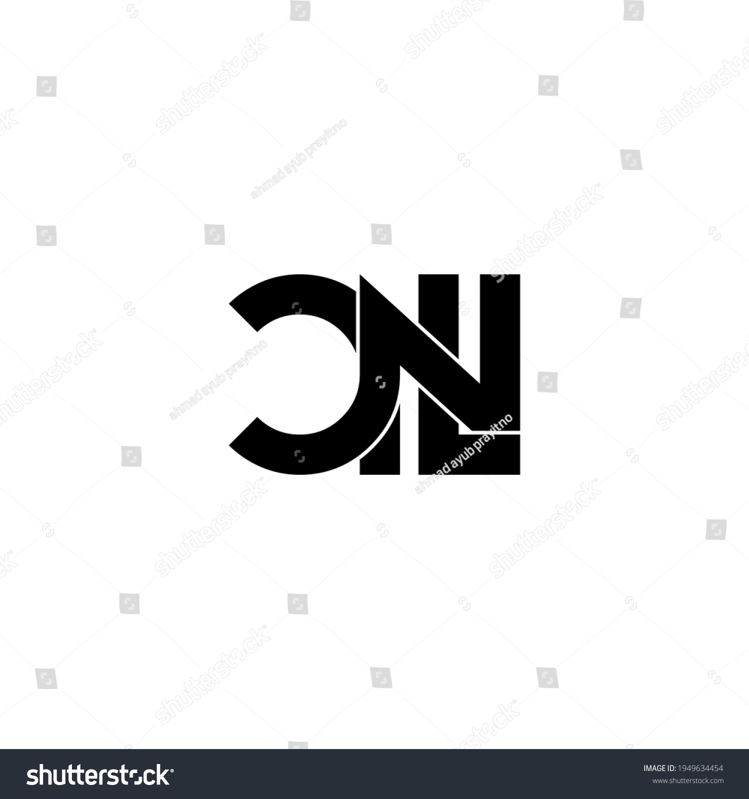 Cnl Letter Original Monogram Logo Design Stock Vector (Royalty Free ...