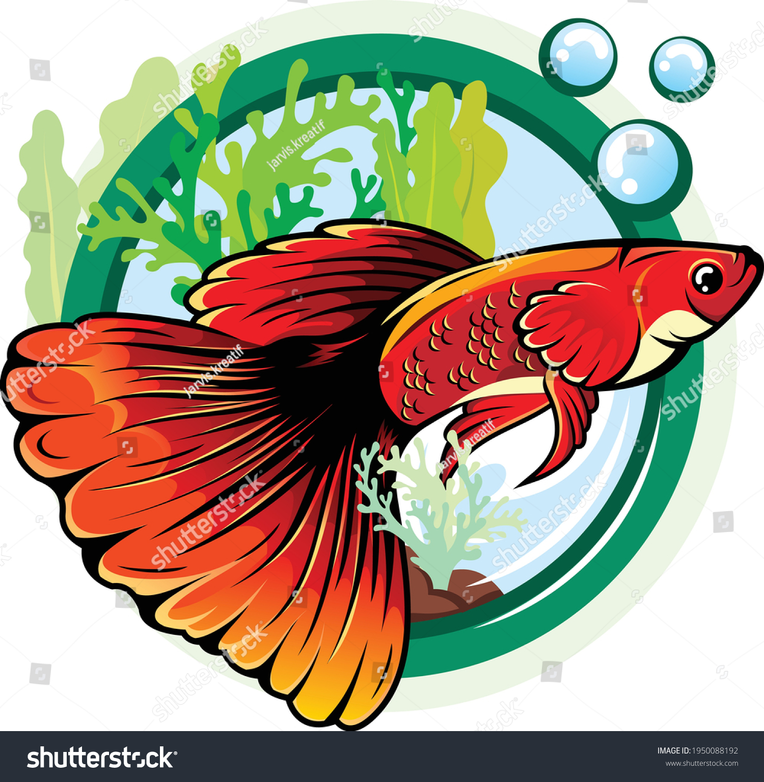 Logo Ikan Guppy