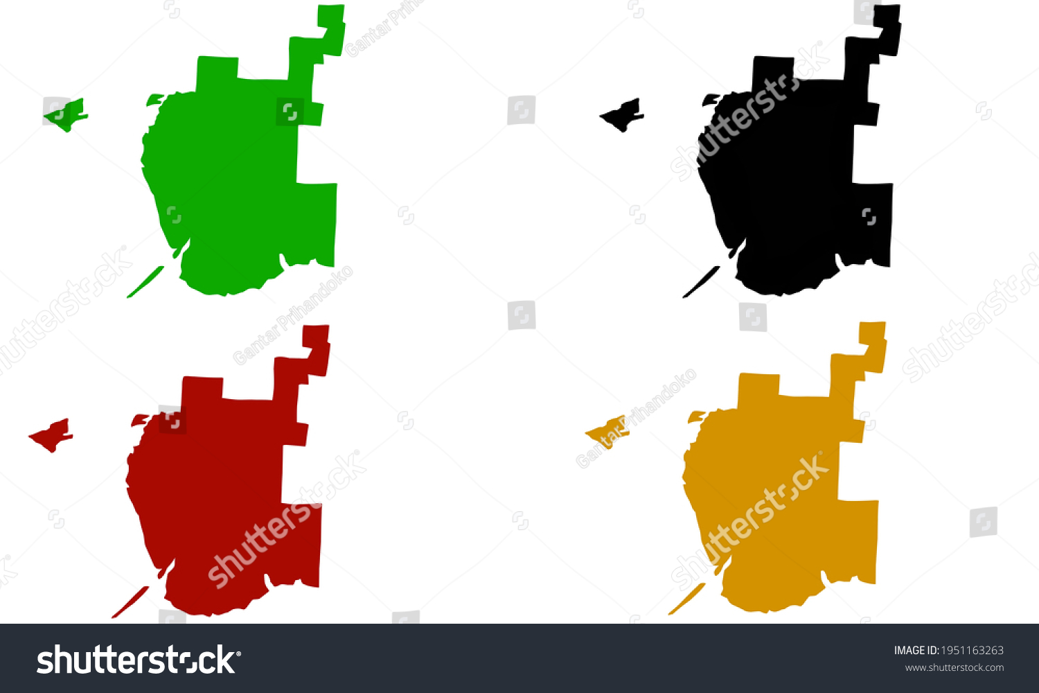 Silhouette Map City Farmerville Louisiana United Stock Vector (Royalty ...