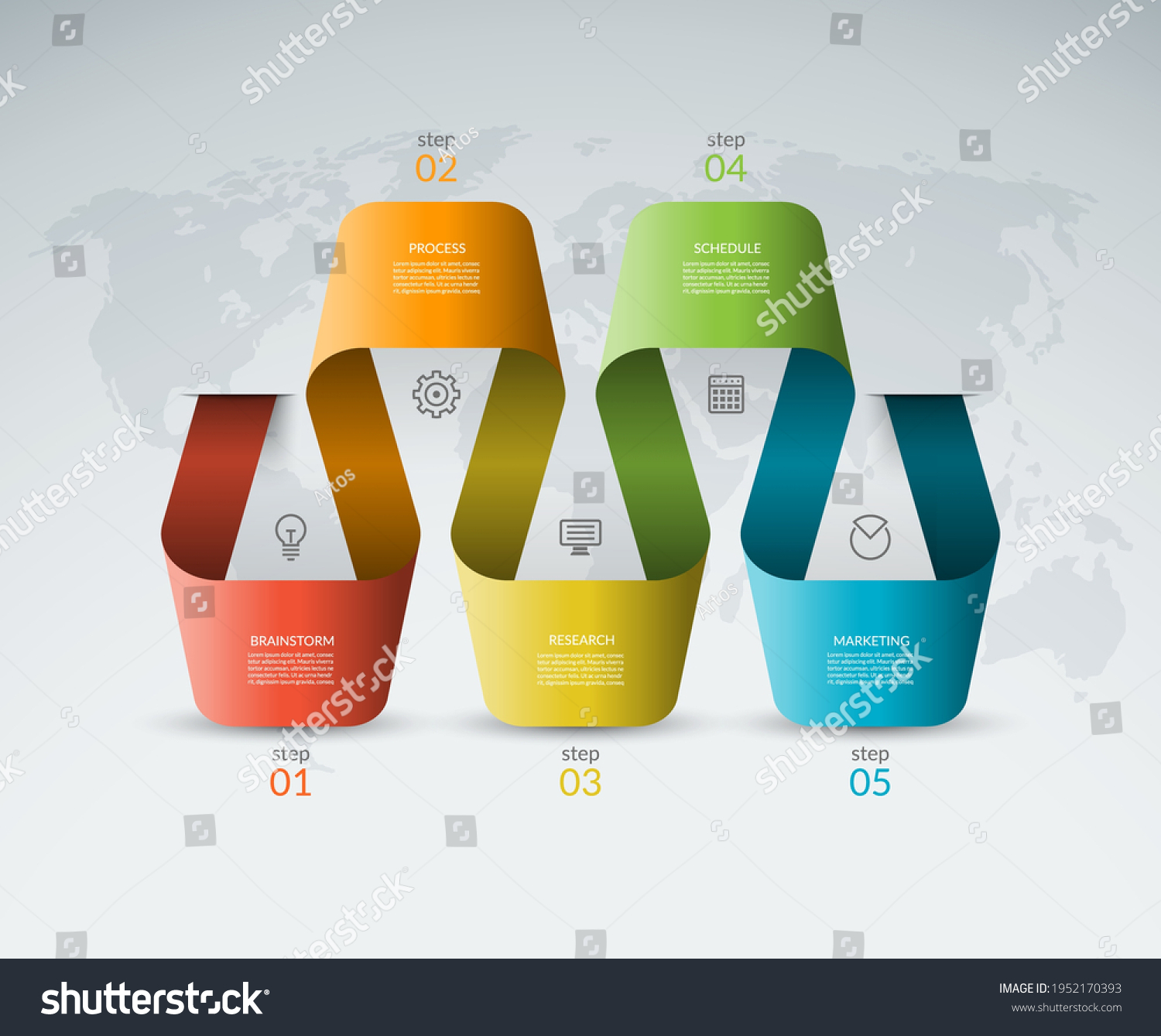Vector Infographic Timeline Template 5 Steps Stock Vector Royalty Free Vector Infographic Timeline Template 5 Steps Stock Vector Royalty Free