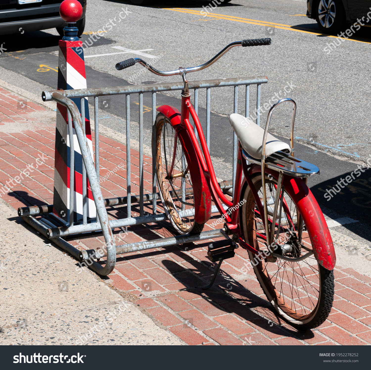 red banana seat bike