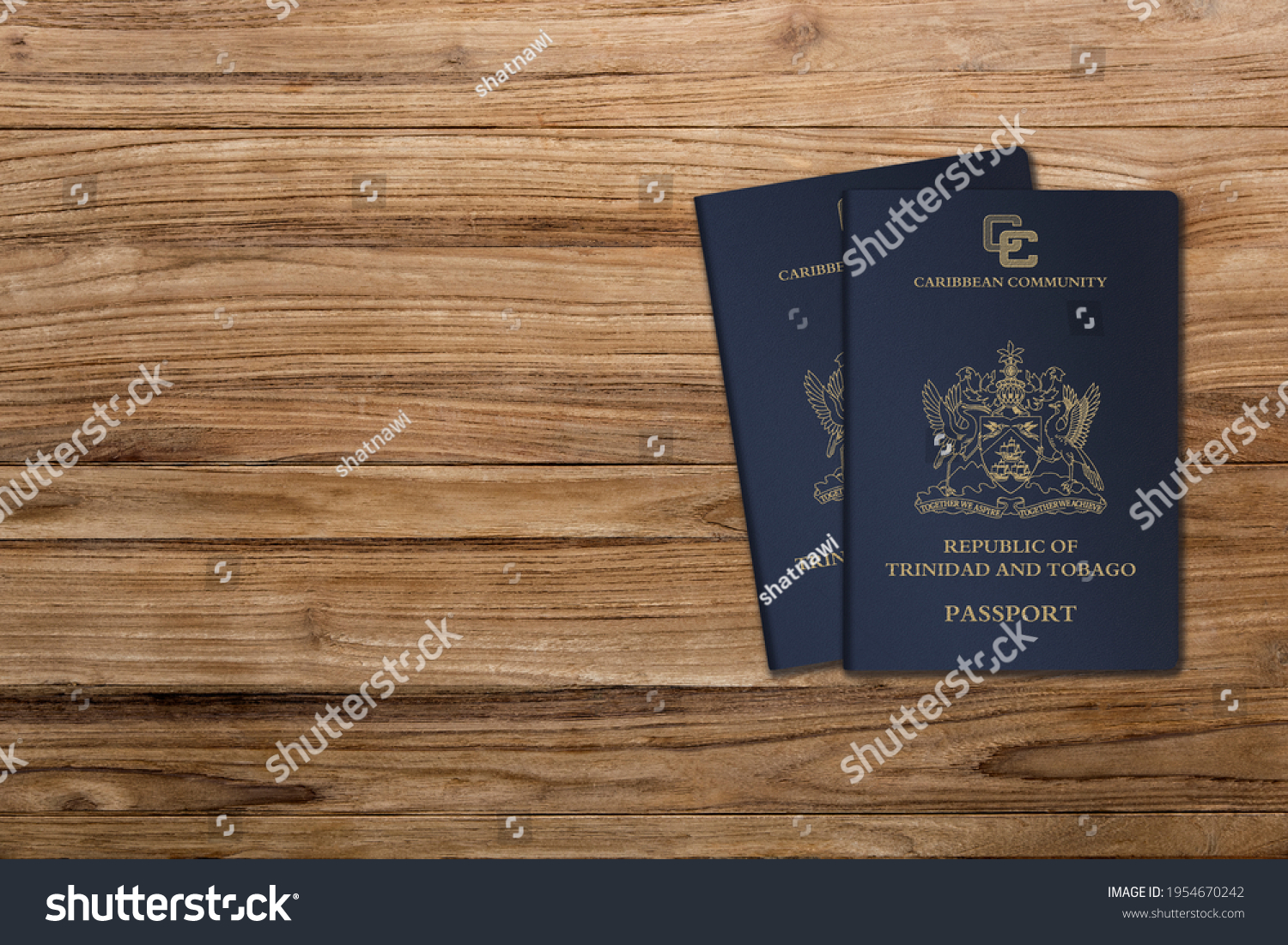 Trinidad Tobago Passports Issued Trinidad Tobago Stock Photo 1954670242   Stock Photo Trinidad And Tobago Passports Are Issued To Trinidad And Tobago Citizens For International Travel 1954670242 