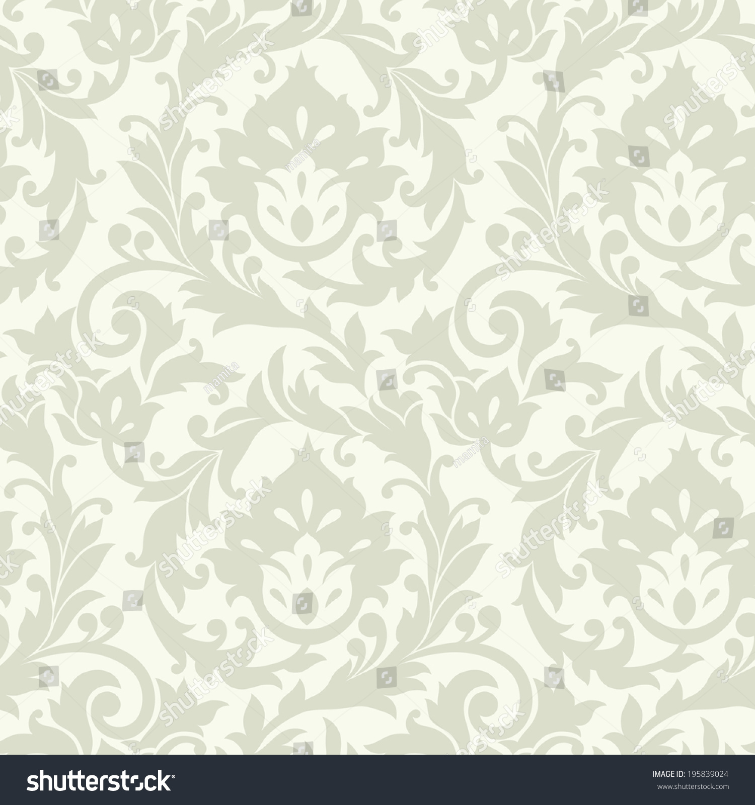 Vector Seamless Pattern Endless Background Stock Vector (Royalty Free ...