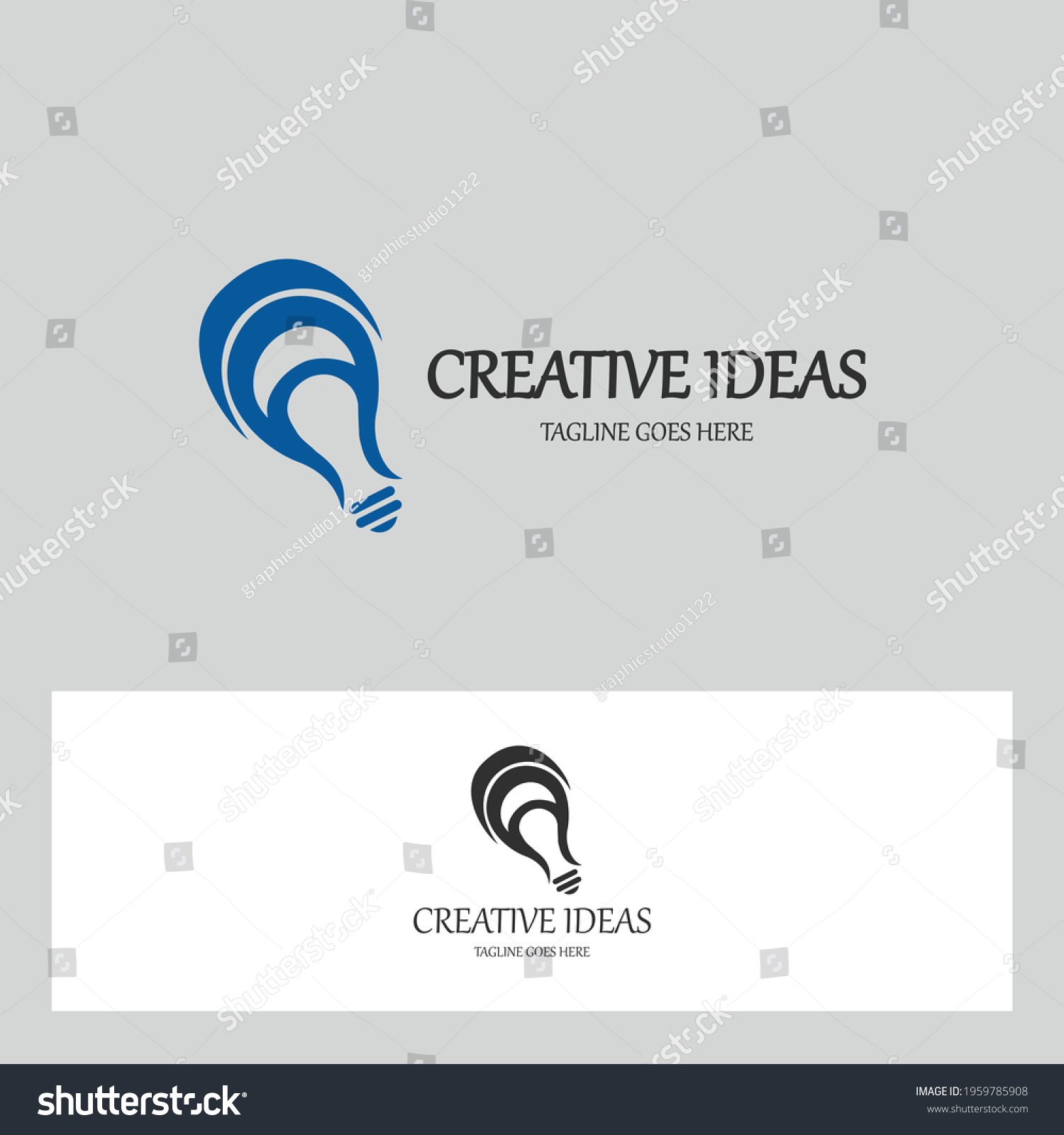 Creative Ideas Logo Design Template