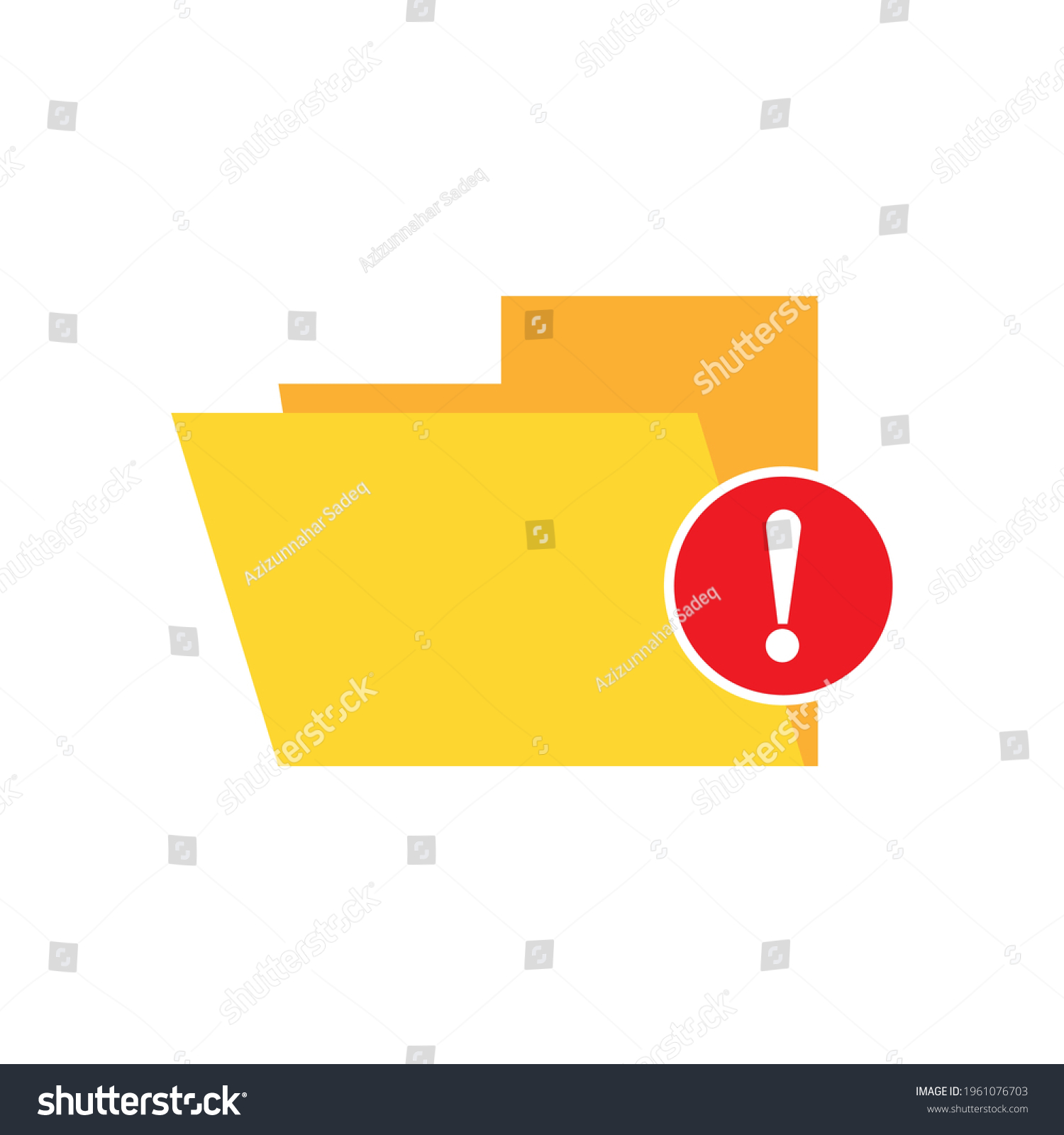 Color Folder Icon Design Vector Stock Vector Royalty Free 1961076703 Color Folder Icon Design Vector Stock Vector Royalty Free 1961076703