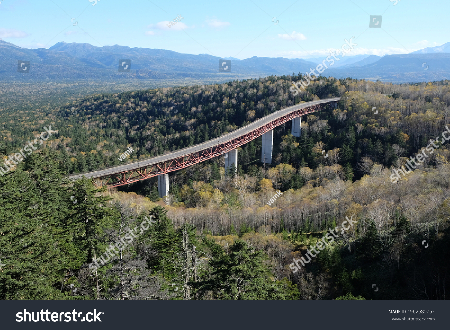 Mikuni Pass Obeservation Deck Matsumio Bridge Stock Photo 1962580762 ...