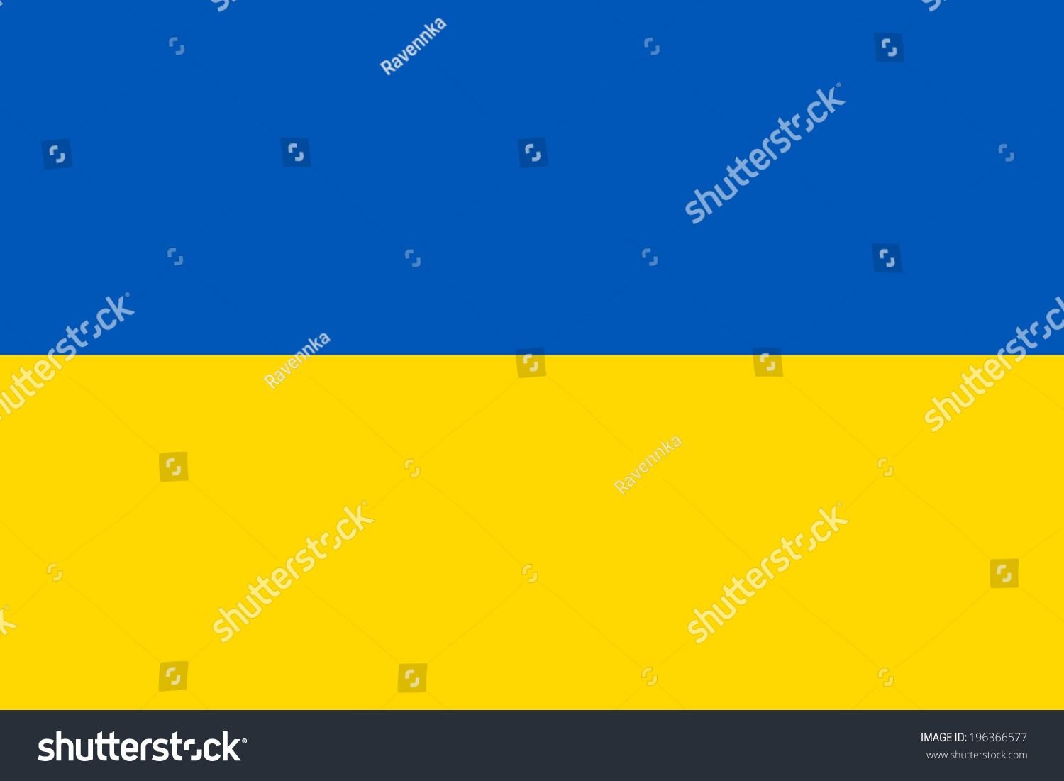 National Flag Ukraine Derzhavnyy Prapor Ukrayiny Stock Vector (Royalty ...