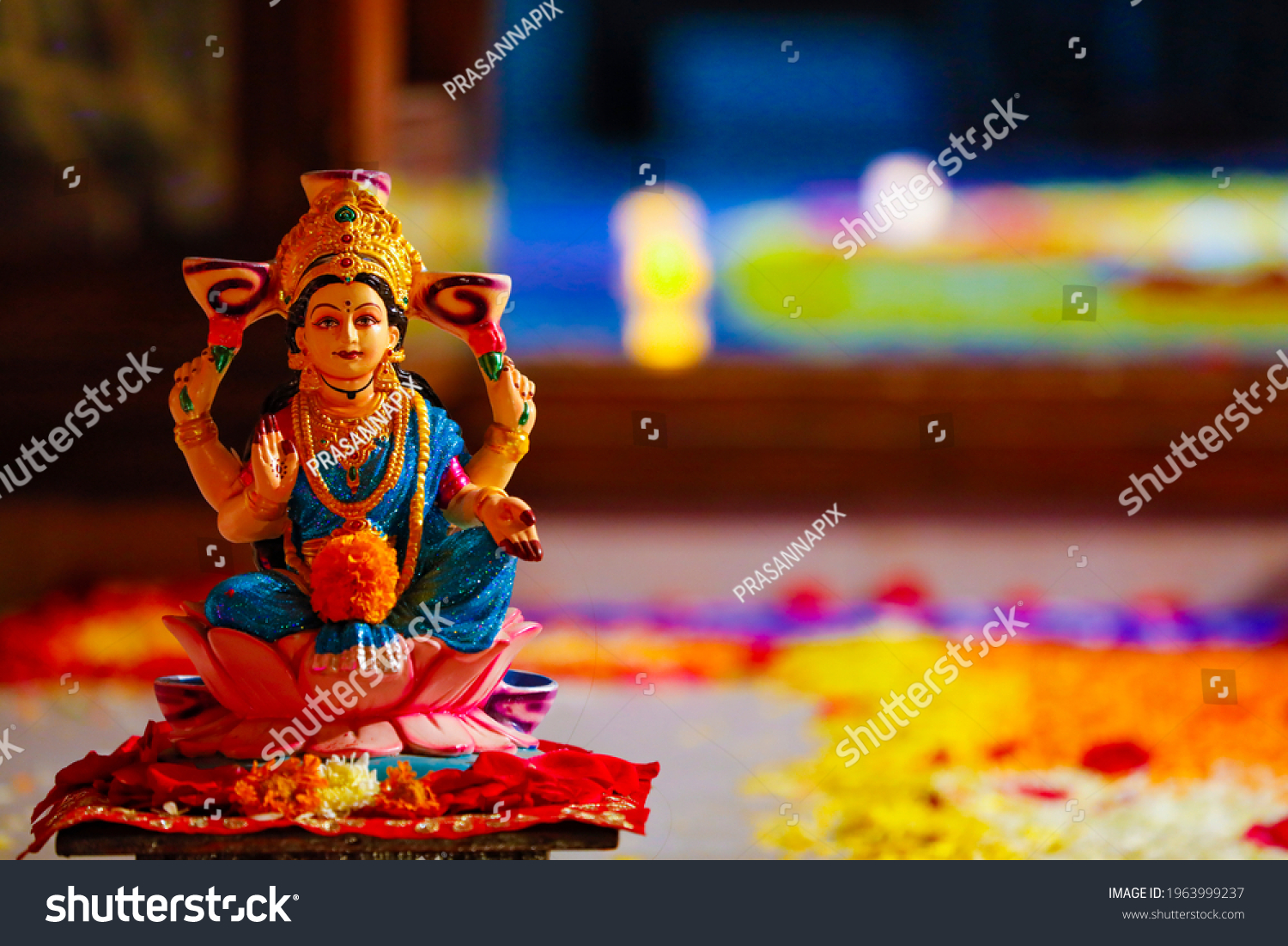 Goddess Sculpture Indian Wedding Stock Photo 1963999237 | Shutterstock