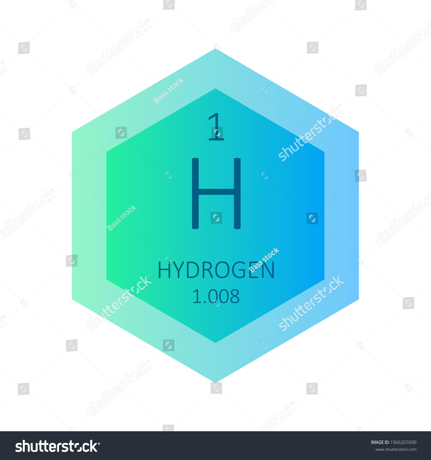 H Hydrogen Chemical Element Periodic Table Stock Vector Royalty Free 1966207690 Shutterstock 5016