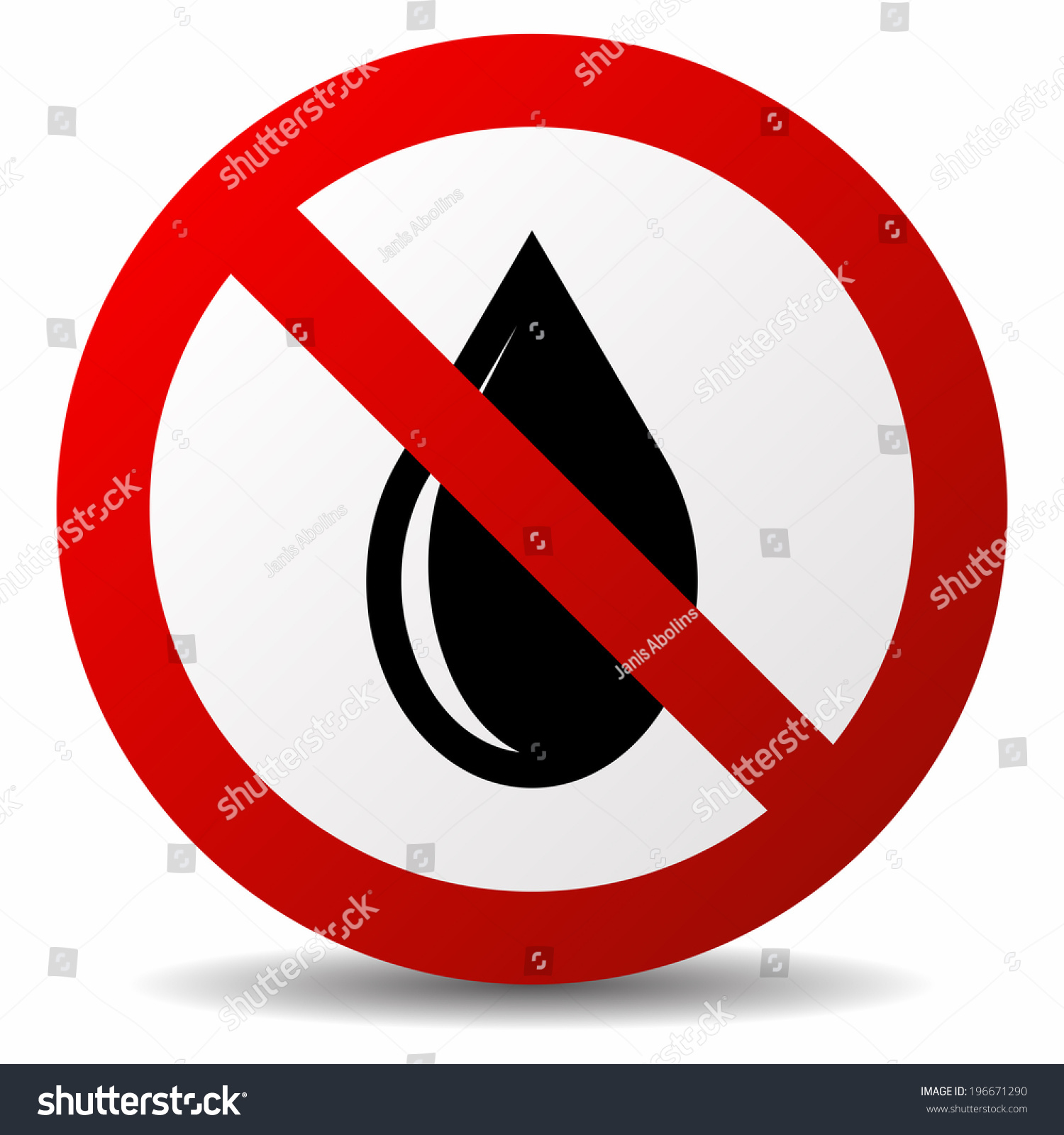 No Liquid Icon Stock Vector (Royalty Free) 196671290 | Shutterstock