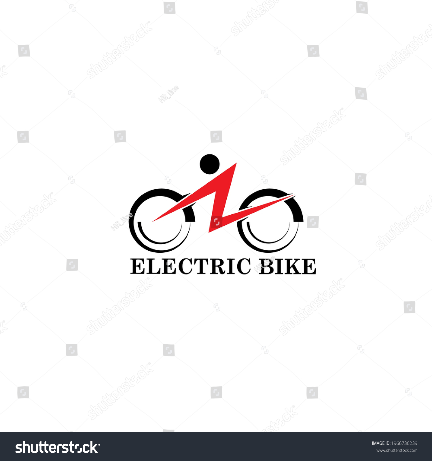 Electric Bike Logo Vector Concept Icon Stock Vector (Royalty Free ...