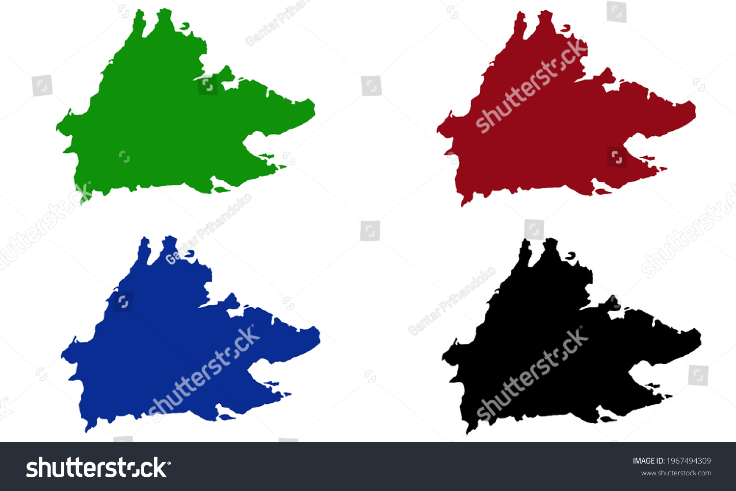 Silhouette Design Map Sabah Malaysia White Stock Vector (Royalty Free ...