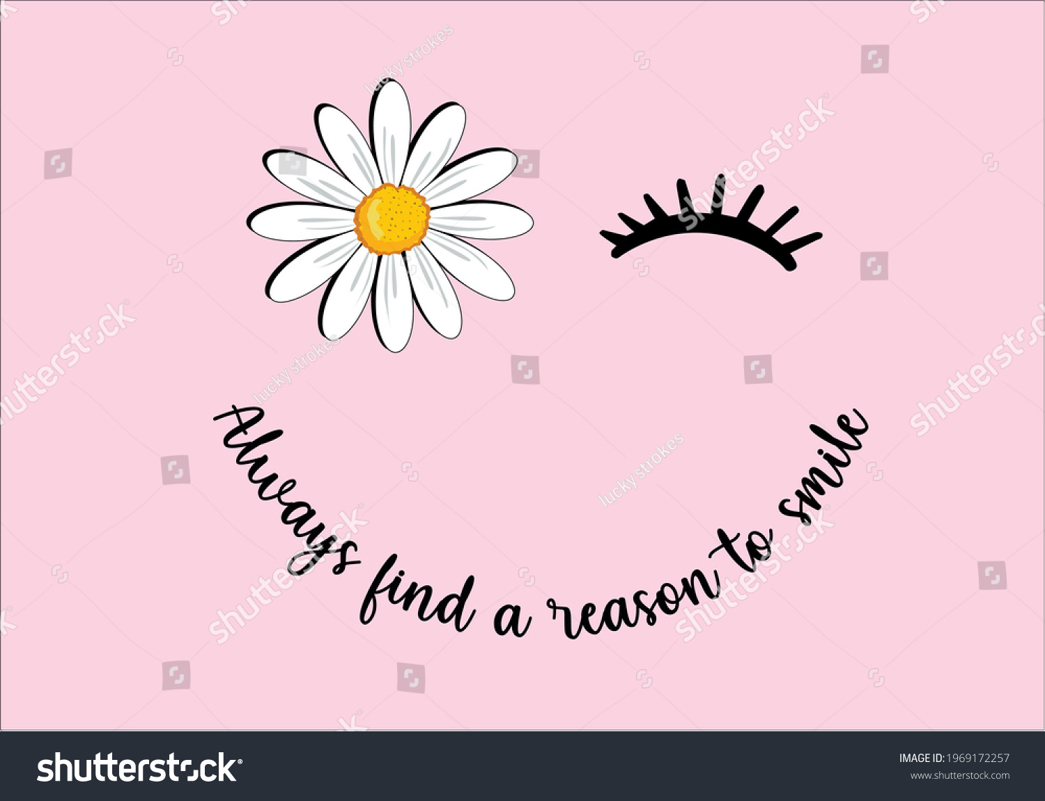 Daisy Pink Vector Art Design Stock Vector Royalty Free Shutterstock