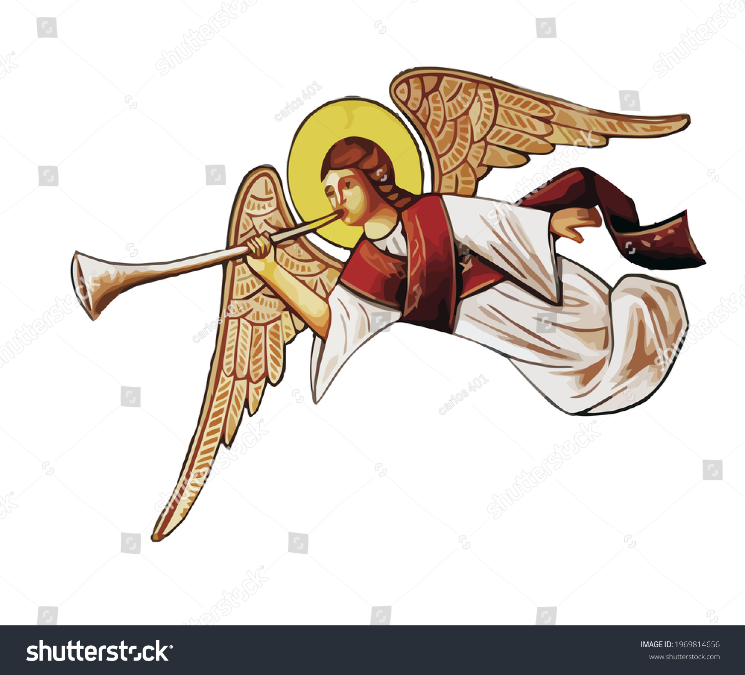 Архангел Михаил трубящий ангел