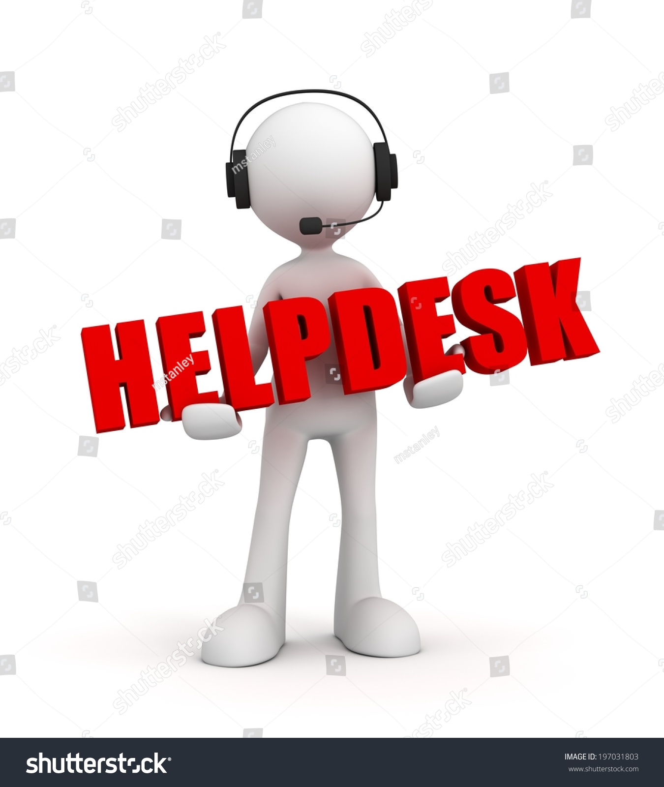 Helpdesk Stock Illustration 197031803 | Shutterstock