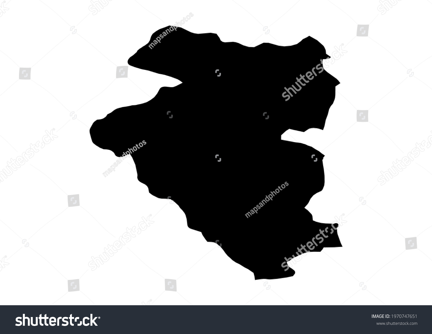 Fully Editable Detailed Vector Map Bulganbulgan Stock Vector (Royalty ...