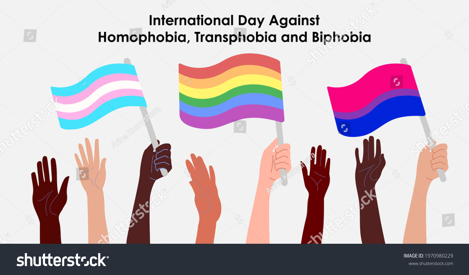 May 17 International Day Against Homophobia Stock Vector Royalty Free