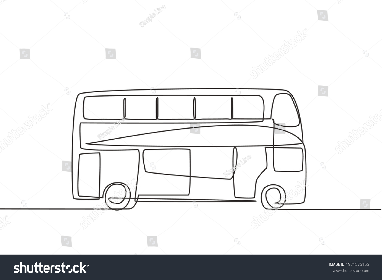 1,926 Double Bus Line Images, Stock Photos & Vectors | Shutterstock